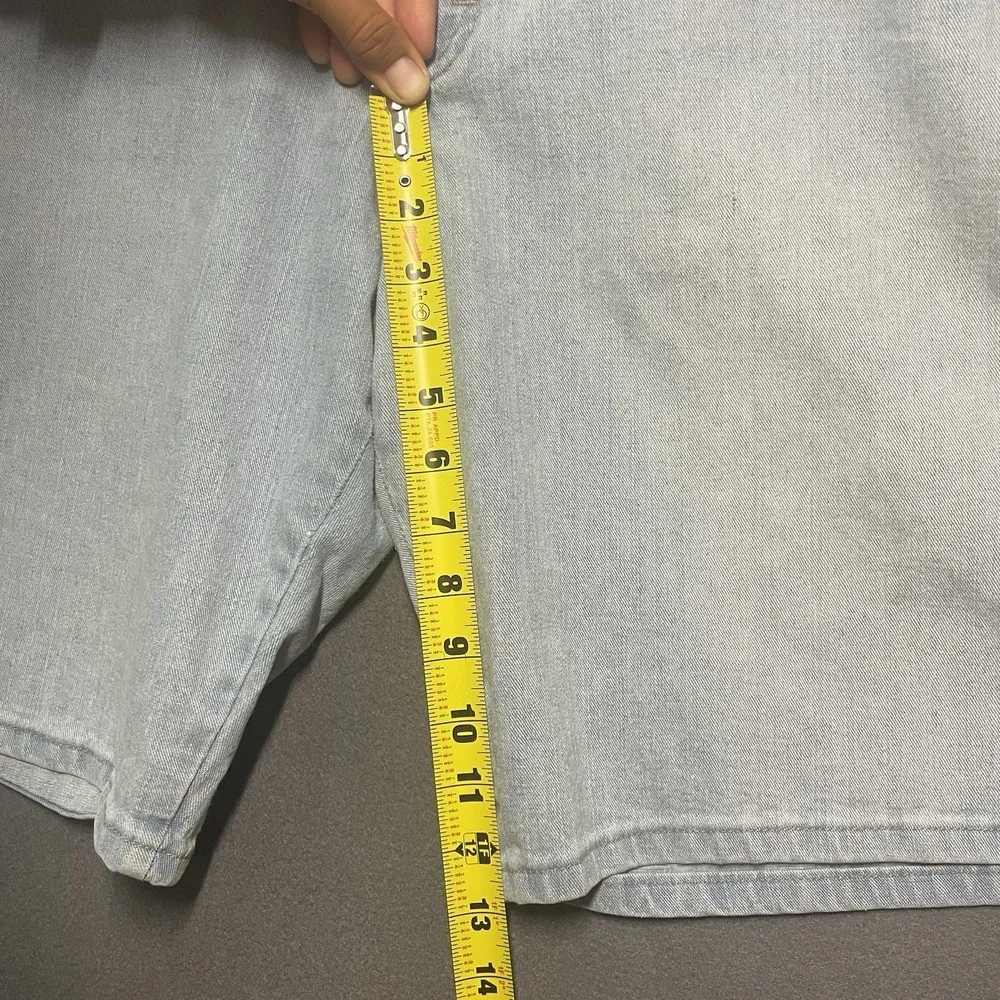 Wrangler Carpenter Shorts Mens 38 112315240 Light Wash Pockets Stretch Good